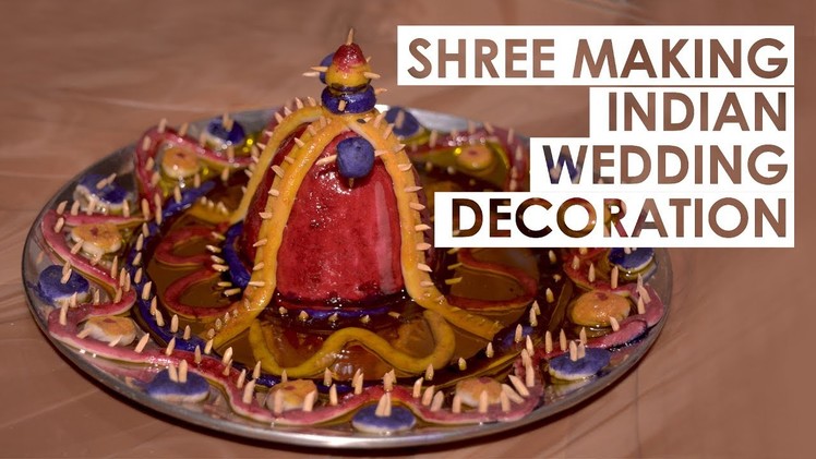 SHREE MAKING WITH DIY KITCHEN  ITEMS - Indian Wedding Decoration