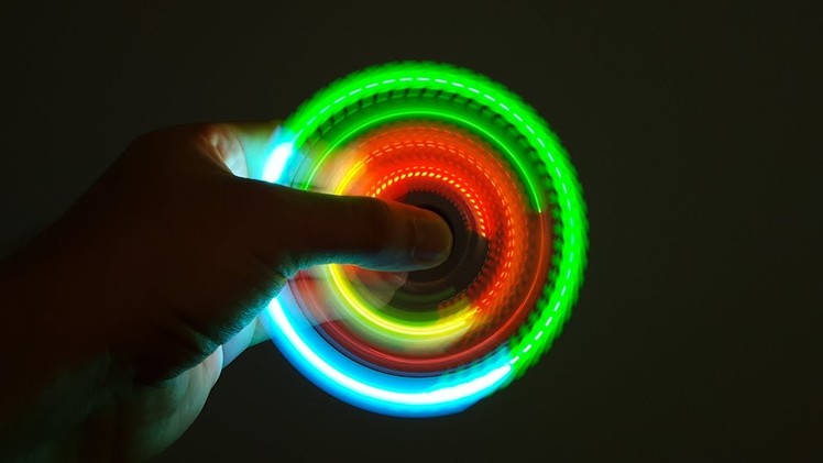 Super LED Hand Spinner Fidget Toy DIY