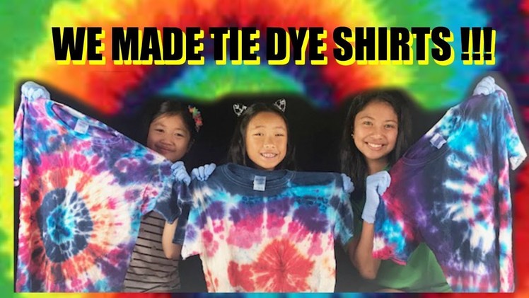 Tie Dye Shirt Step by Step DIY from Toys Galaxy Kids