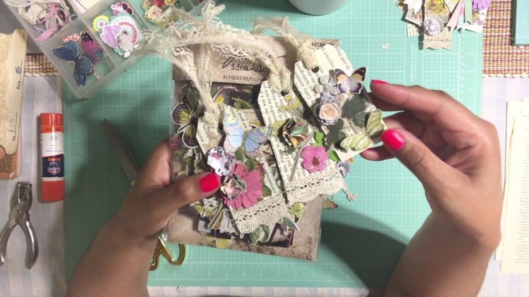 Upcycling & Repurpose Old Book Pages - DIY Gift Tags