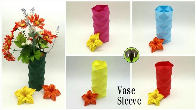 Vase Sleeve - DIY | How to make | Tutorial | Origami - 778