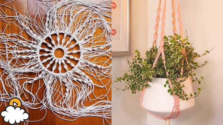 We Tried Making DIY Plant Hangers!