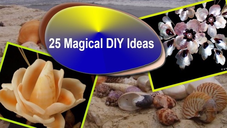 25 Magical DIY Ideas with Sea Shells