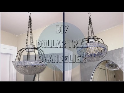 $6.00 DIY Dollar Tree Lamp.Chandelier