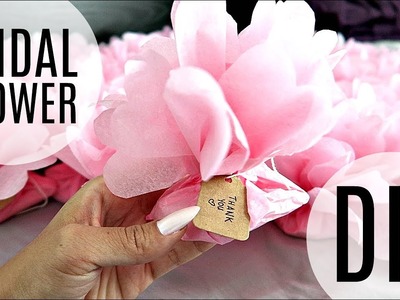 BRIDAL SHOWER DIY! FLOWER FAVOURS & PHOTOBOOTH PROPS!