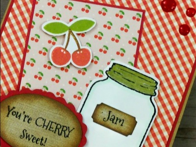 CARDZ TV "YOU'RE CHERRY SWEET!" CARD ~ PAPER PLAY SKETCH #48