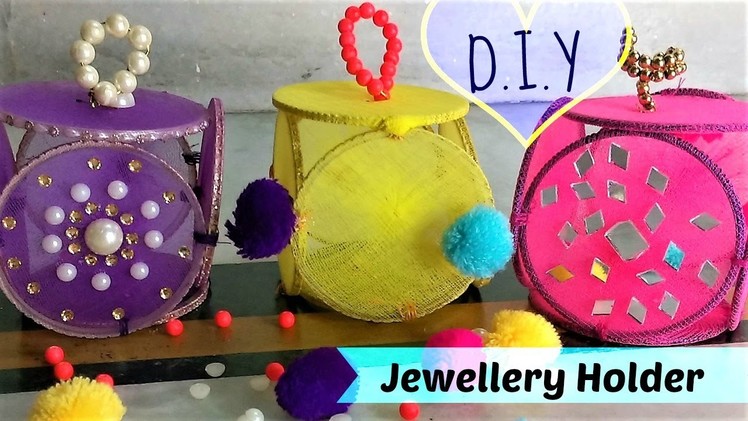 D.I.Y Bangles Jewelry Holder Organizer Box From Old Bangles For Jewellery Storage