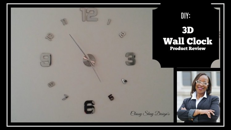 ????DIY 3D Wall Clock| Product Reveiw|Home Decor????????????