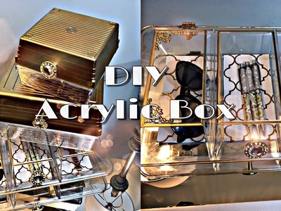DIY | Acrylic Storage Box | Using Dollar Tree Acrylic Containers