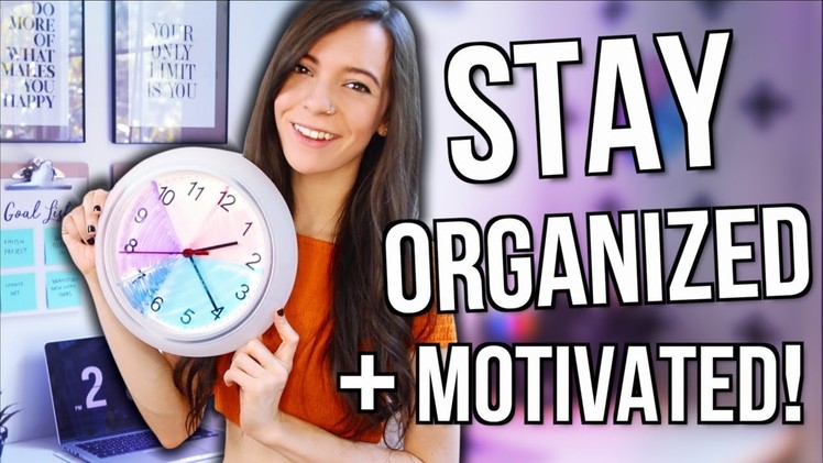 DIY Back to School Organization and Motivation! 2017