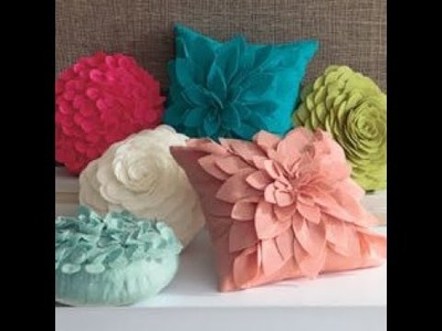 DIY Beautiful Flower Cushion Ideas