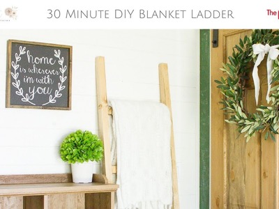 DIY Blanket Ladder