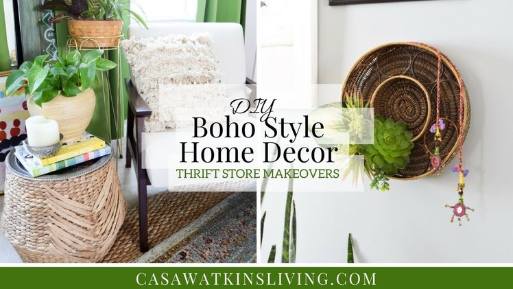 DIY Boho Style Home Decor | Thrift Store Makeovers