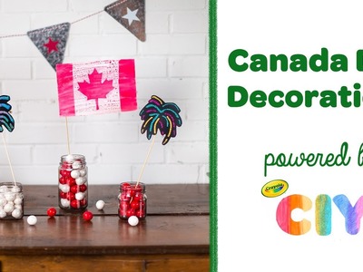 DIY Canada Day Decorations || Crayola CIY: Create It Yourself