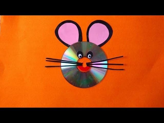 DIY- Cat face by using Waste CD || Innovative Artsncrafts