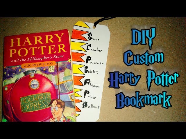DIY Custom Harry Potter Bookmark! (Harry Potter DIYS) l HeyItsDuniya
