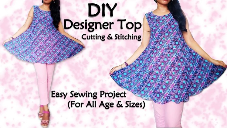 Diy Designer Top Cutting & Stitching | Sewing for Beginners