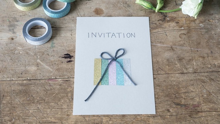DIY : Festive invitations and decorations by Søstrene Grene