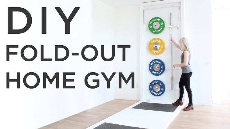 DIY Fold-Out Gym | How to make a CrossFit style gym at home