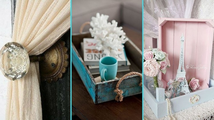 DIY Home decor & Organization Ideas Shabby Chic Style | Home decor & Interior design| Flamingo mango