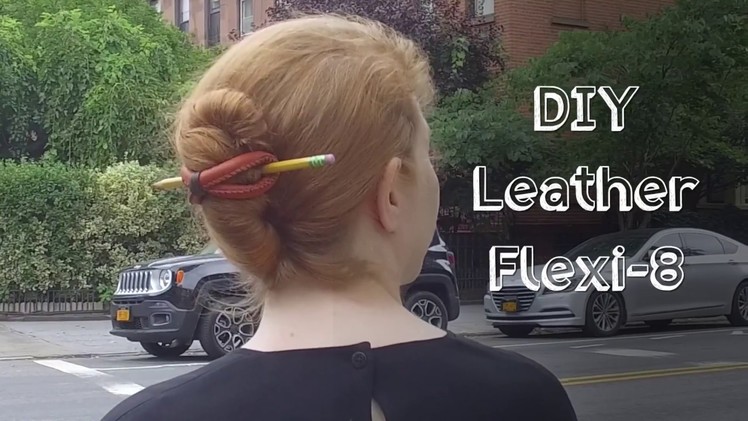 DIY Leather Hair Accessory. Becky Stern