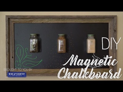 DIY Magnetic Chalkboard
