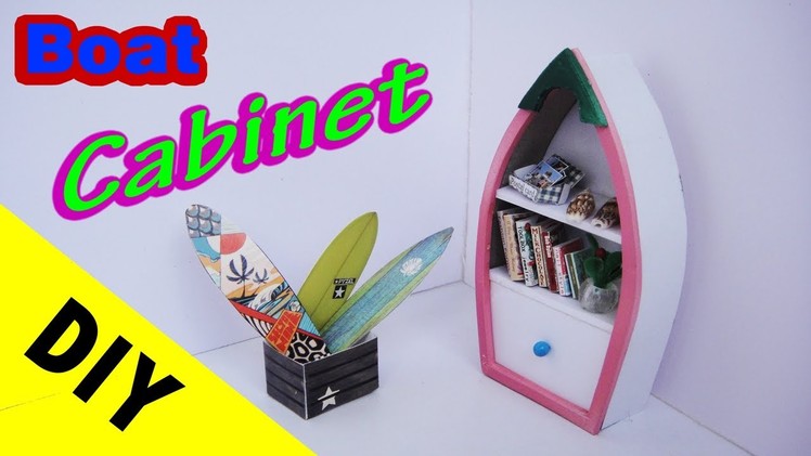 DIY  Miniature Boat Cabinets - Dollhouse