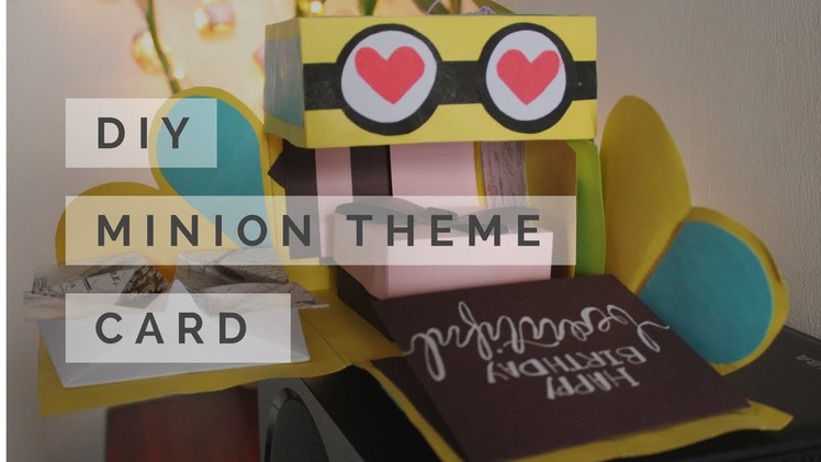 DIY: Minion Explosion Box | Box Card | Easy birthday Card | Handmade Card Idea for friendship Day