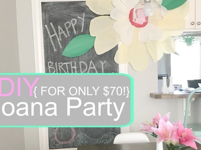 DIY Moana Birthday Party
