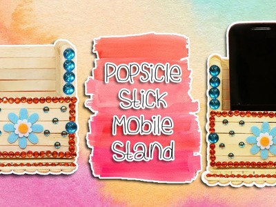 DIY Mobile Stand Using Popsicle Stick | Ice Cream Sticks Mobile Stand |