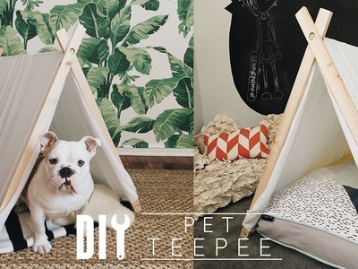 DIY Pet Tee Pee