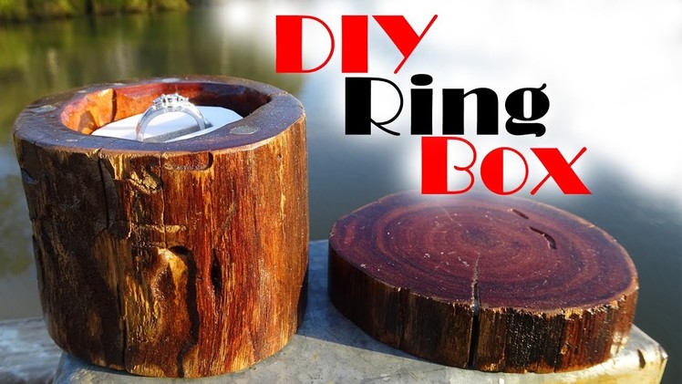 DIY Ring Box out of a log