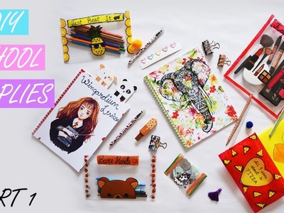 DIY SCHOOL AND COLLEGE SUPPLIES | DIY STATIONERY - PART1