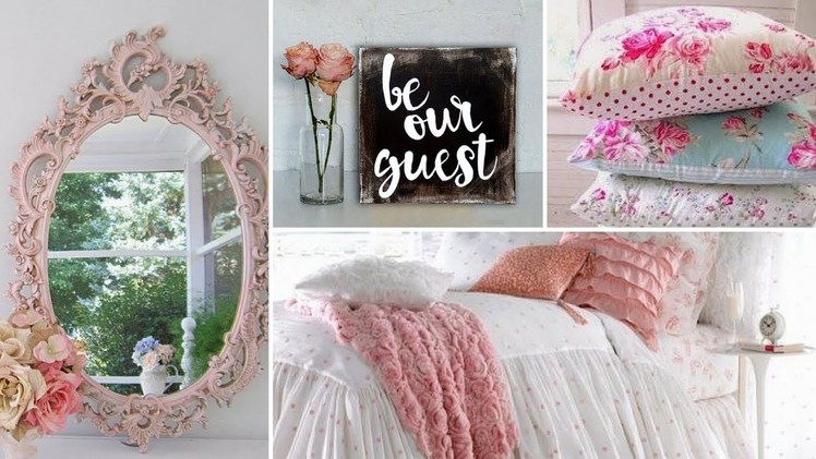 ❤ DIY Shabby chic Guest Bedroom decor Ideas 2017 ❤| Home decor & Interior design | Flamingo mango|