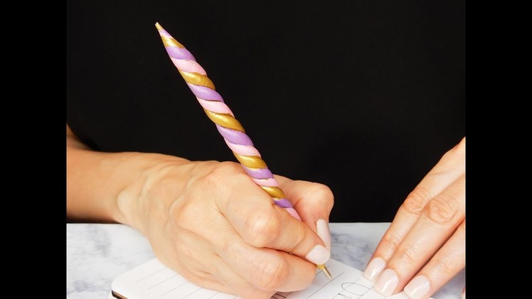 DIY Unicorn Inspired Pen | Back to school idea