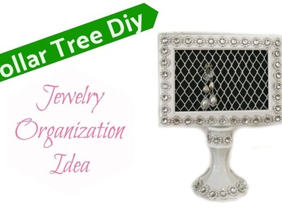 Dollar Tree Diy | Jewelry Organizer