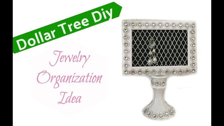 Dollar Tree Diy | Jewelry Organizer