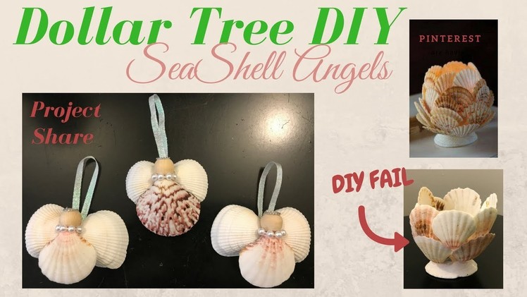 Dollar Tree DIY Seashell Angels | Project Share | DIY FAIL | CruzzinWithCrystal