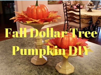 Dollar Tree Fall Pumpkin DIY