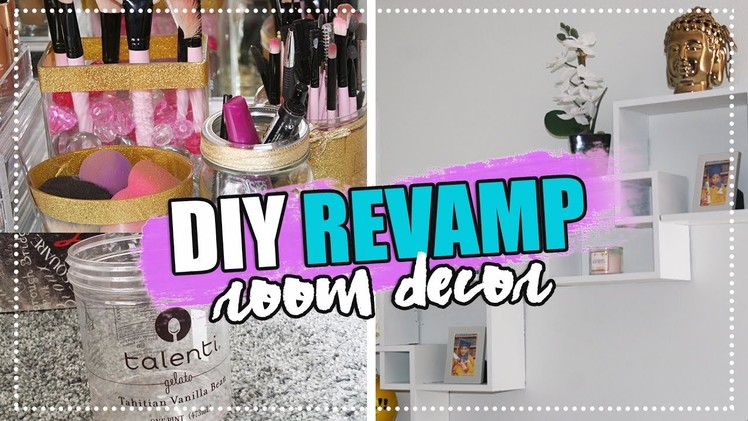 Easy DIY Room Decor REVAMP. Redoing Old Furniture |Krissyslifestyle