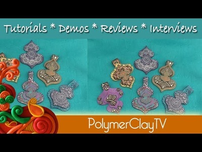 Easy to Make Fun and Funky Polymer Clay Mod Lantern Pendants