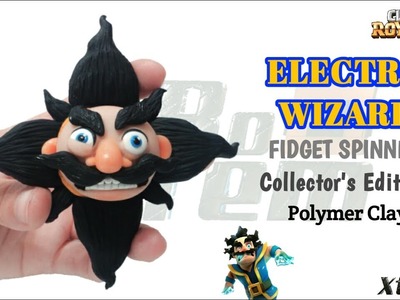 ELECTRO WIZARD FIDGET SPINNER | Clash Royale | Polymer Clay Tutorial