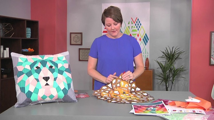 English paper piecing on Fresh Quilting with Violet Craft (208-3)
