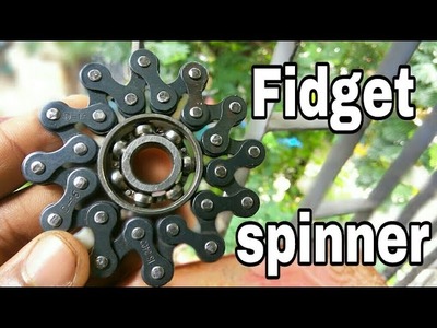 Fidget spinner | DIY | fidget spinner from chain | Home made spinner | creative.