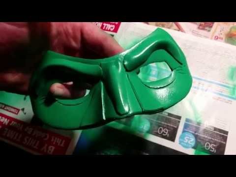 Green Lantern DIY cosplay Mask