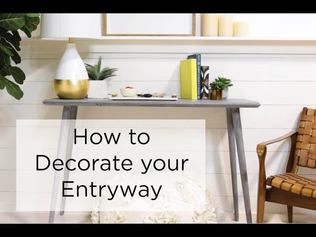 How to Decorate an Entryway - Safavieh DIY Decor