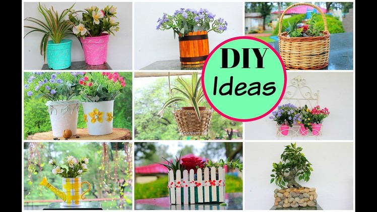 How to decorate old flower pots into new (Part 1). DIY for Home Decor