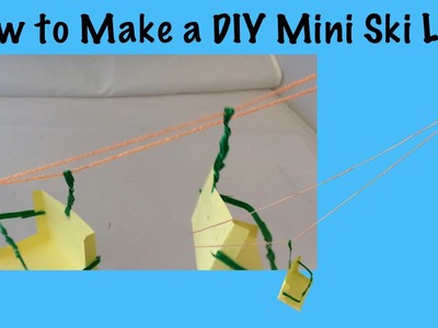 How to Make a DIY Mini Ski Lift