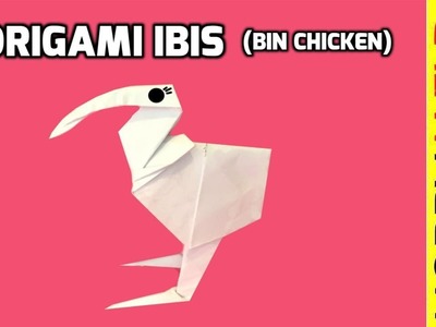 How To Make A Paper Ibis Bird - The "Bin Chicken" (Origami)
