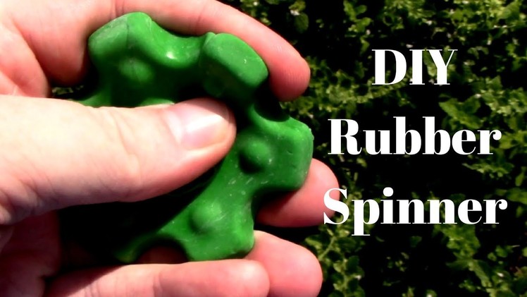 How to Make a Rubber Fidget Spinner (DIY Silicone Rubber Fidget Toy!)